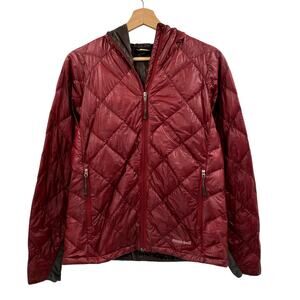 Mont Bell Maroon Diamond Puffer Goosedown Jacket